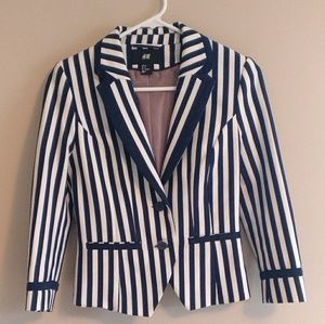 Parisian Striped Blazer